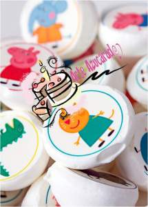 5 hojas transfer para merengue horneable